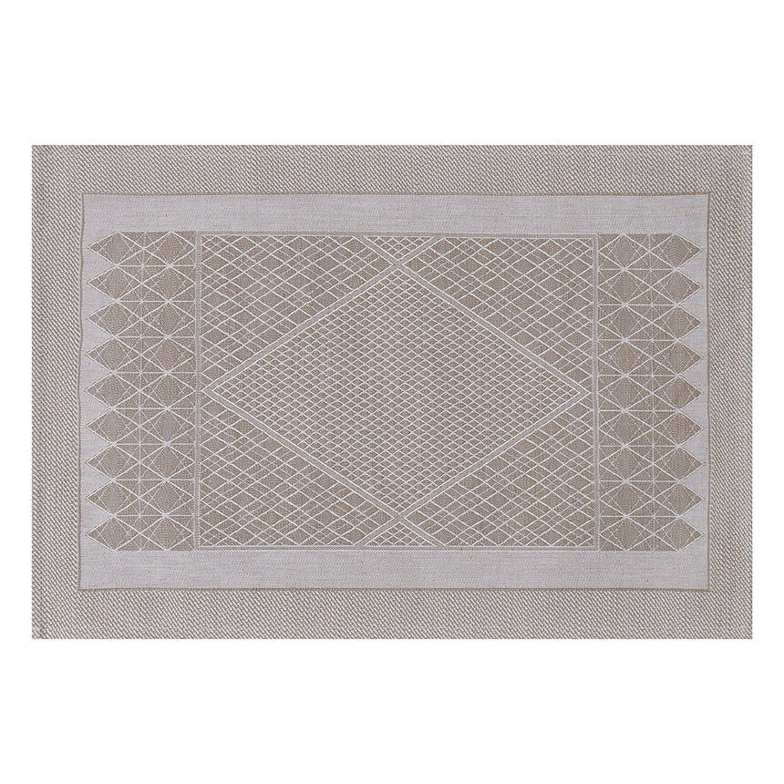 Placemat Club Satin Beige 53x33 89% cotton / 11% linen, , hi-res image number 0